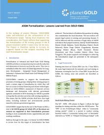 2021 - ASGM Formalization: Lessons Learned from GOLD-ISMIA